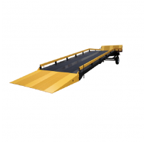 Mobile loading container ramps