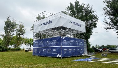 Modulinių pastolių pritaikymas renginio vietos konstrukcijai