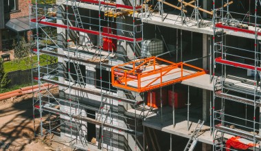 Iškrovimo platformos TUP sprendimo pritaikymas daugiabučių statybose
