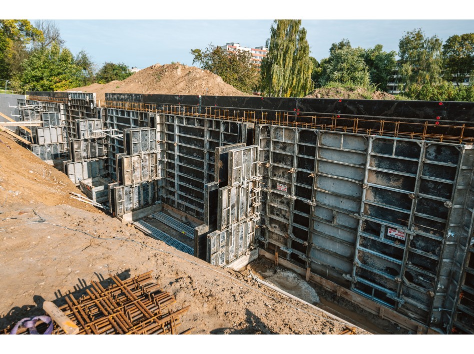 Sieninių klojinių projektavimas ir nuoma maitinimo įstaigos statybai