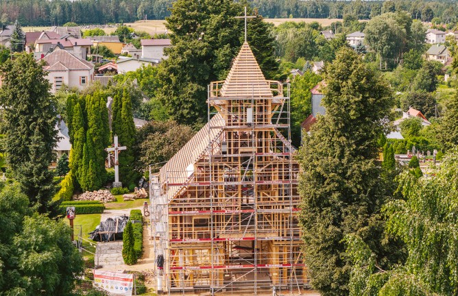 TRANSRIFUS pastoliai Šlienavos bažnyčios rekonstrukcijai