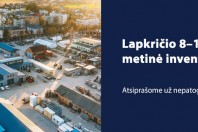 Pranešimas dėl UAB "Transrifus" vykdomos metinės inventorizacijos Pranešimas dėl UAB "Transrifus" vykdomos metinės inventorizacijos