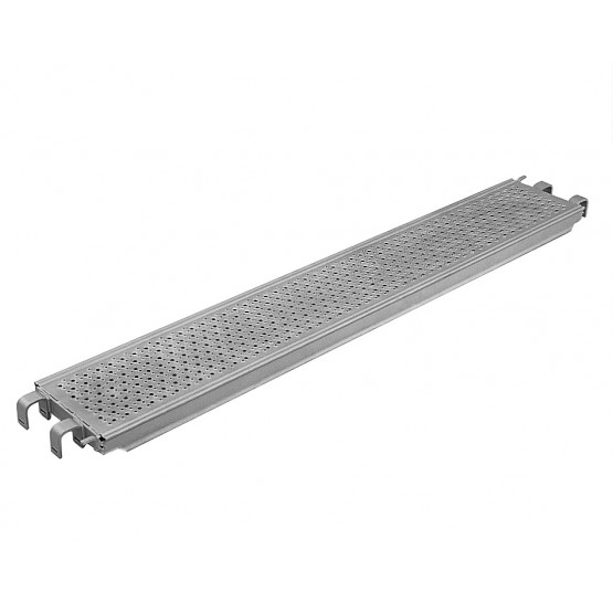 Steel platform with hooks for pipe 2,57x0,32 m