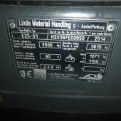 Elektrinis krautuvas Linde E25 H2X387E00650