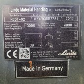 Dujinis krautuvas LINDE H30T-02  H2X393D52784