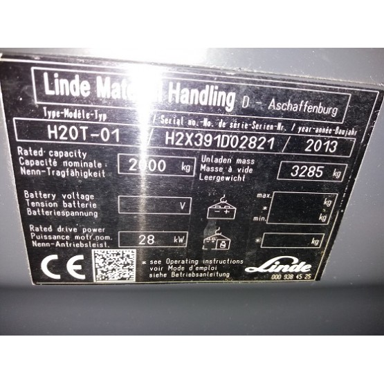 Dujinis krautuvas Linde H20T H2X391D02821