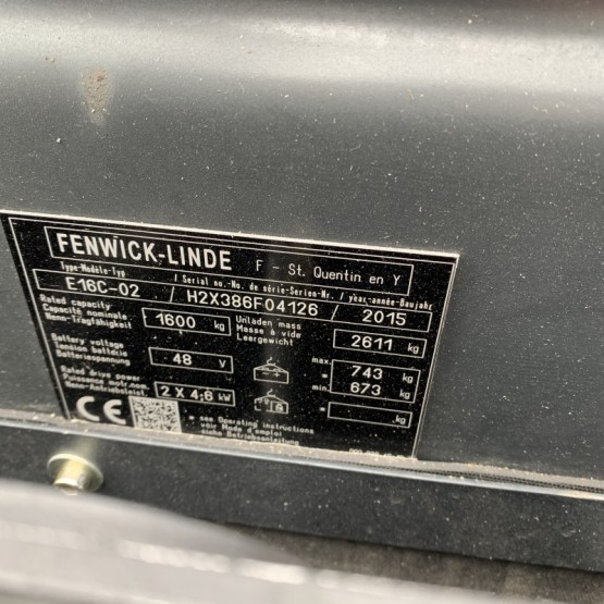 Elektrinis krautuvas Linde E16 C-02 H2X386F04126