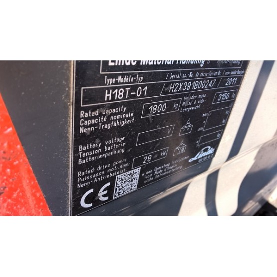 Linde H18T $$H2X391B00247
