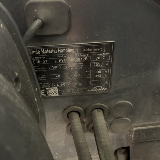 Elektrinis krautuvas Linde E16-01 H2X386C09425