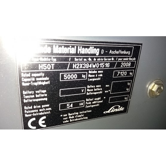 Linde H50T $$H2X394W01516