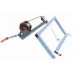 Gutter installation winch Gutter installation winch