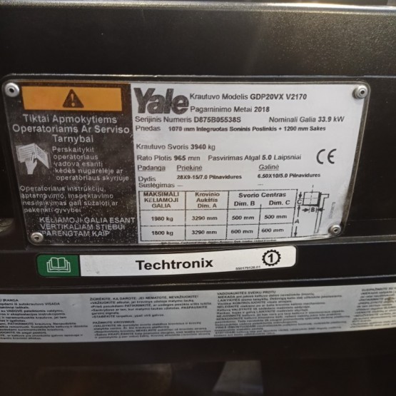 Dyzelinis krautuvas Yale GP20VX D875B05538S