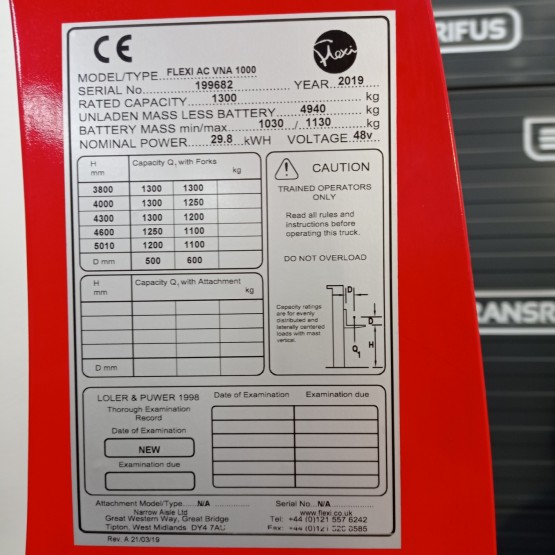 Elektrinis krautuvas FLEXI AC VNA 1000 - 199682