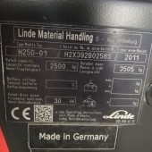Linde H25D $$H2X392B02565