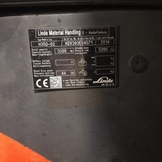 Dyzelinis krautuvas Linde H35D H2X393E04571