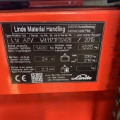 Elektrinis palečių vežimėlis Linde L14APi W41173F02429