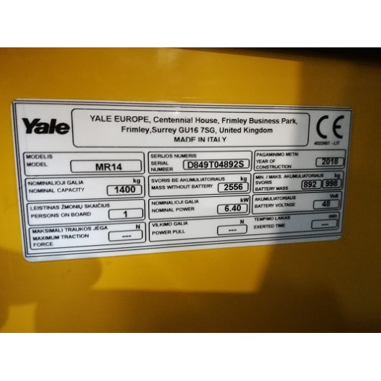 Yale MR14 $$D849T04892S