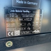 Elektrinis krautuvas Linde E16P-02 H2X386F04637
