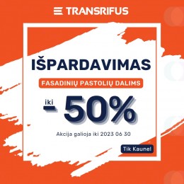 Fasadinių pastolių dalių išpardavimas