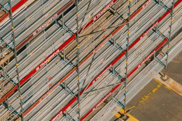 Fasadiniai pastoliai verslo centrui „Hermanas“