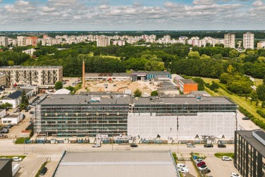 Pastolių nuoma biurų pastato vystymui
