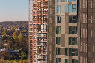 Pastolių sprendimai trečiajam „Kaunorama“ pastatui