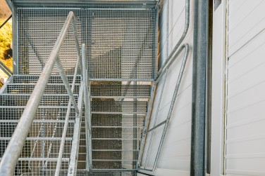 Konteinerinių patalpų kompleksas gamyklos modernizavimo laikotarpiu
