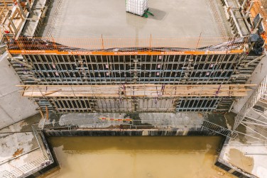 Klojinių sprendimai betonavimo darbams „Rail Baltica“ ruože