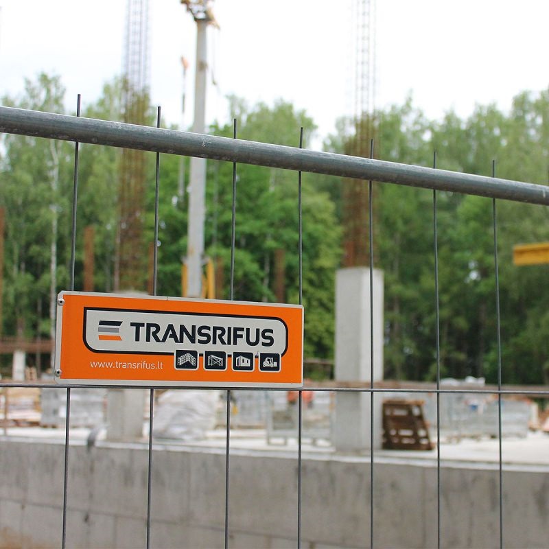 Birštono daugiafunkcinio centro statybose - „Transrifus“ klojiniai